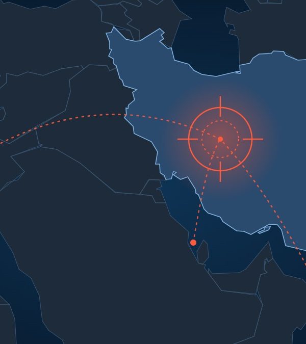 خريطة إيران ومسارات ضربة محتملة من الغرب والخليج