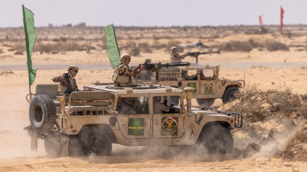 Egyptian Army soldiers during Exercise Bright Star