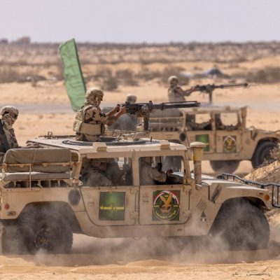 Egyptian Army soldiers during Exercise Bright Star